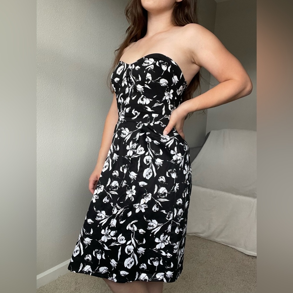 Vintage Style Casual Floral Dress